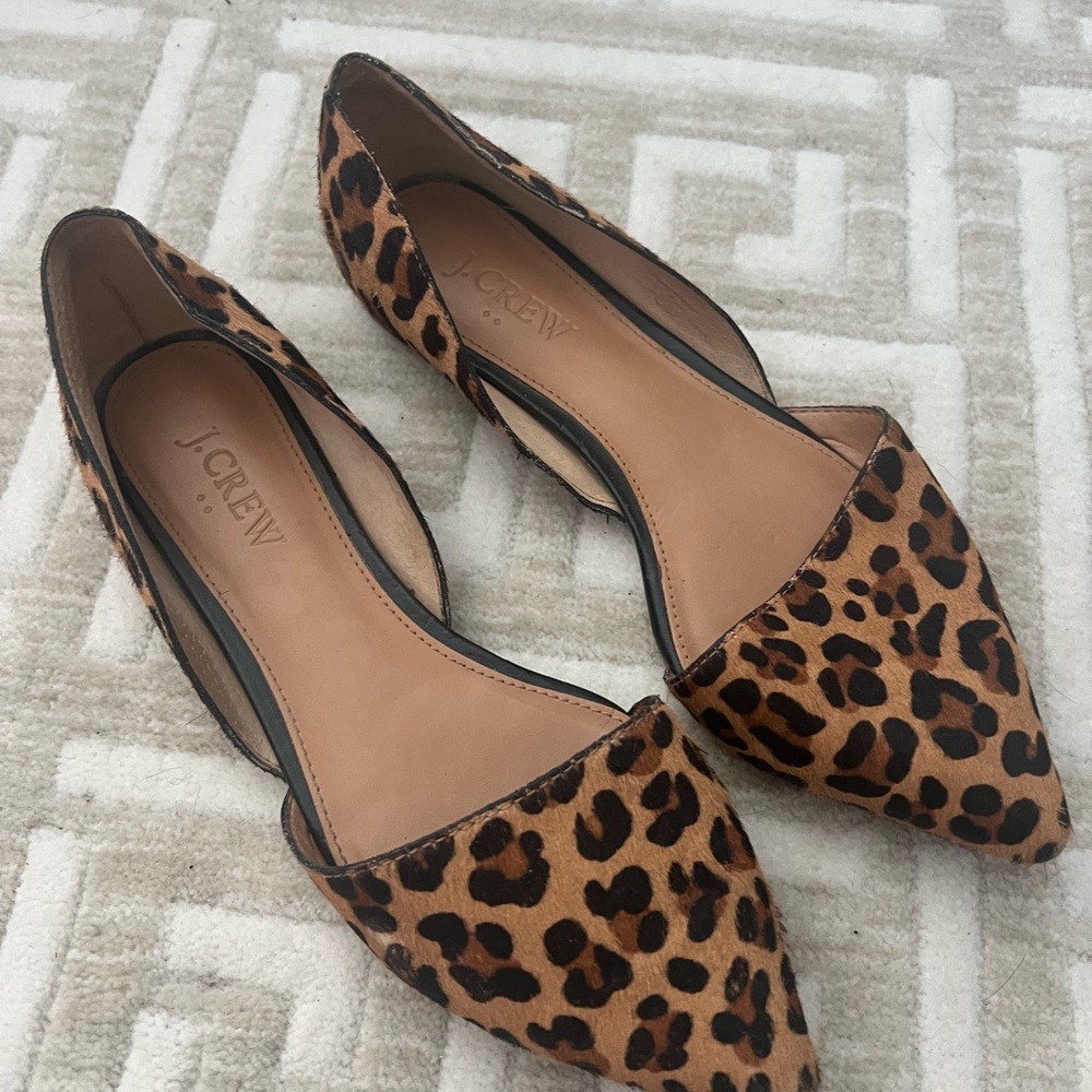 J. Crew Women's Leopard Flats